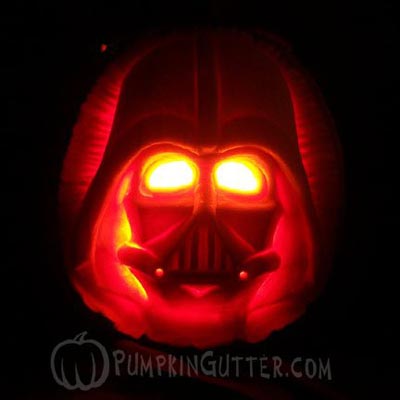 darth vader pumpkin stencil