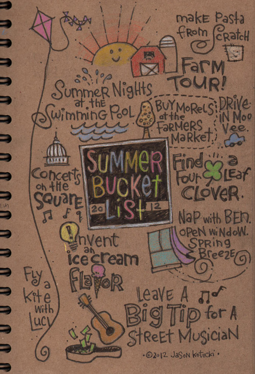 Bucket List, Summer Edition