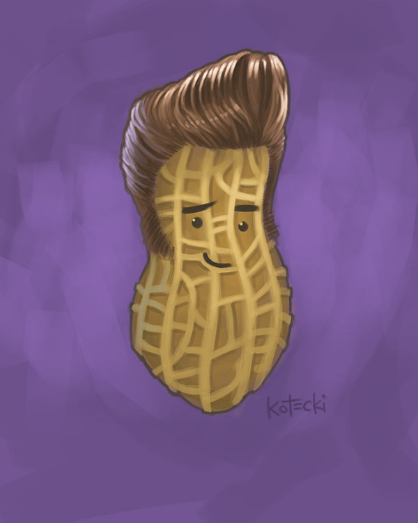 peanut-with-pompadour