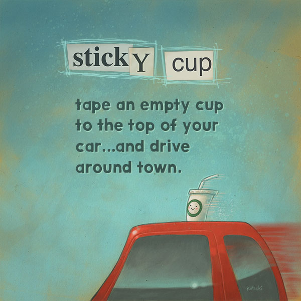 sticky-cup