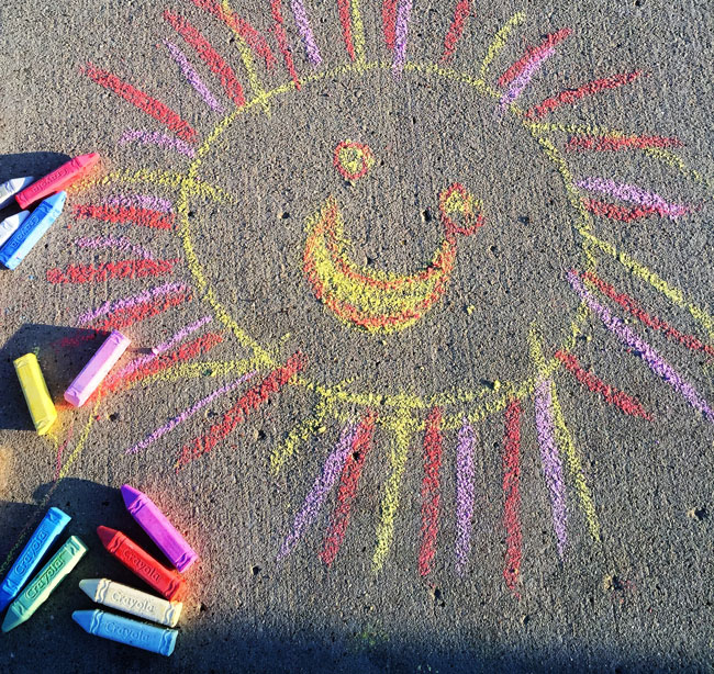 chalk-sun